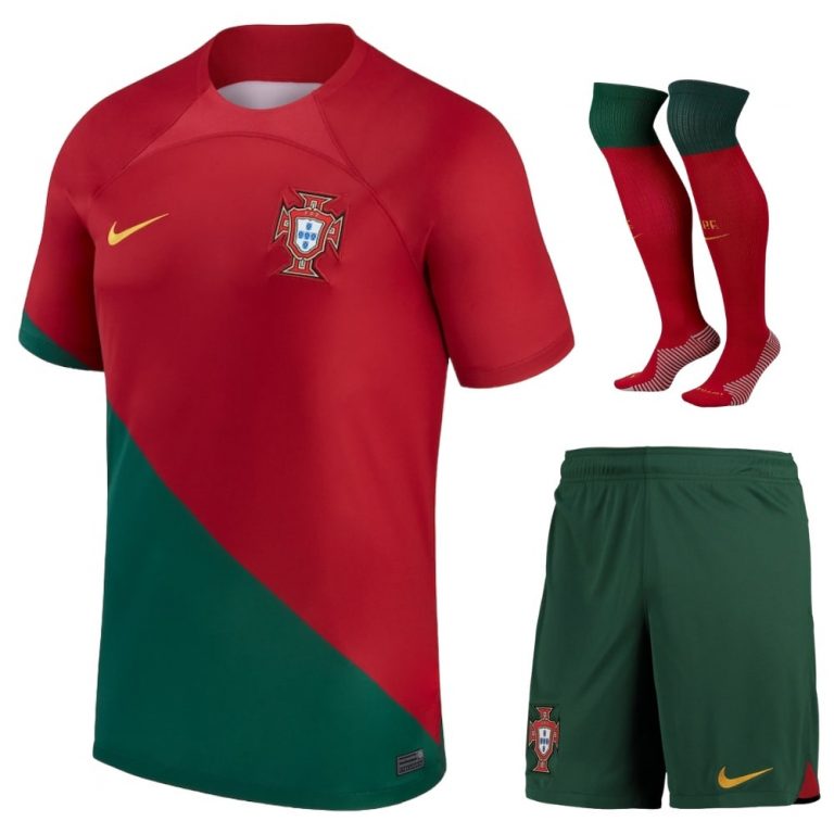 MAILLOT ENFANT/JUNIOR PORTUGAL DOMICILE CDM 2022