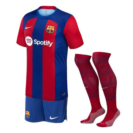 KITS ENFANT/JUNIOR FC BARCELONE DOMICILE 2023/2024