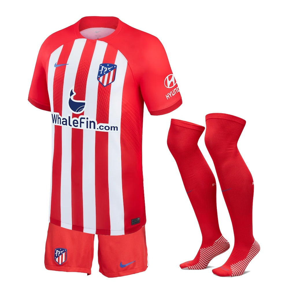 KITS ENFANT/JUNIOR DOMICILE ATLETICO MADRID 2023/2024