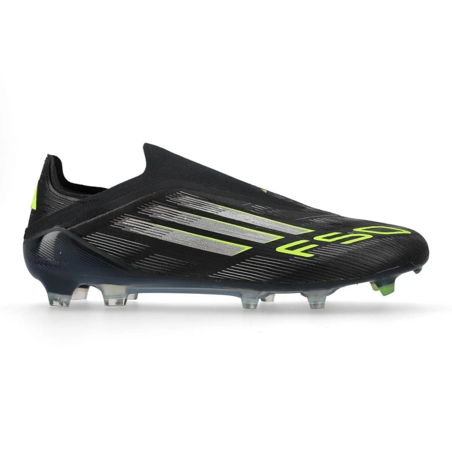 adidas F50 Elite Laceless FG Electric Stealth - Noir/Argenté/Vert