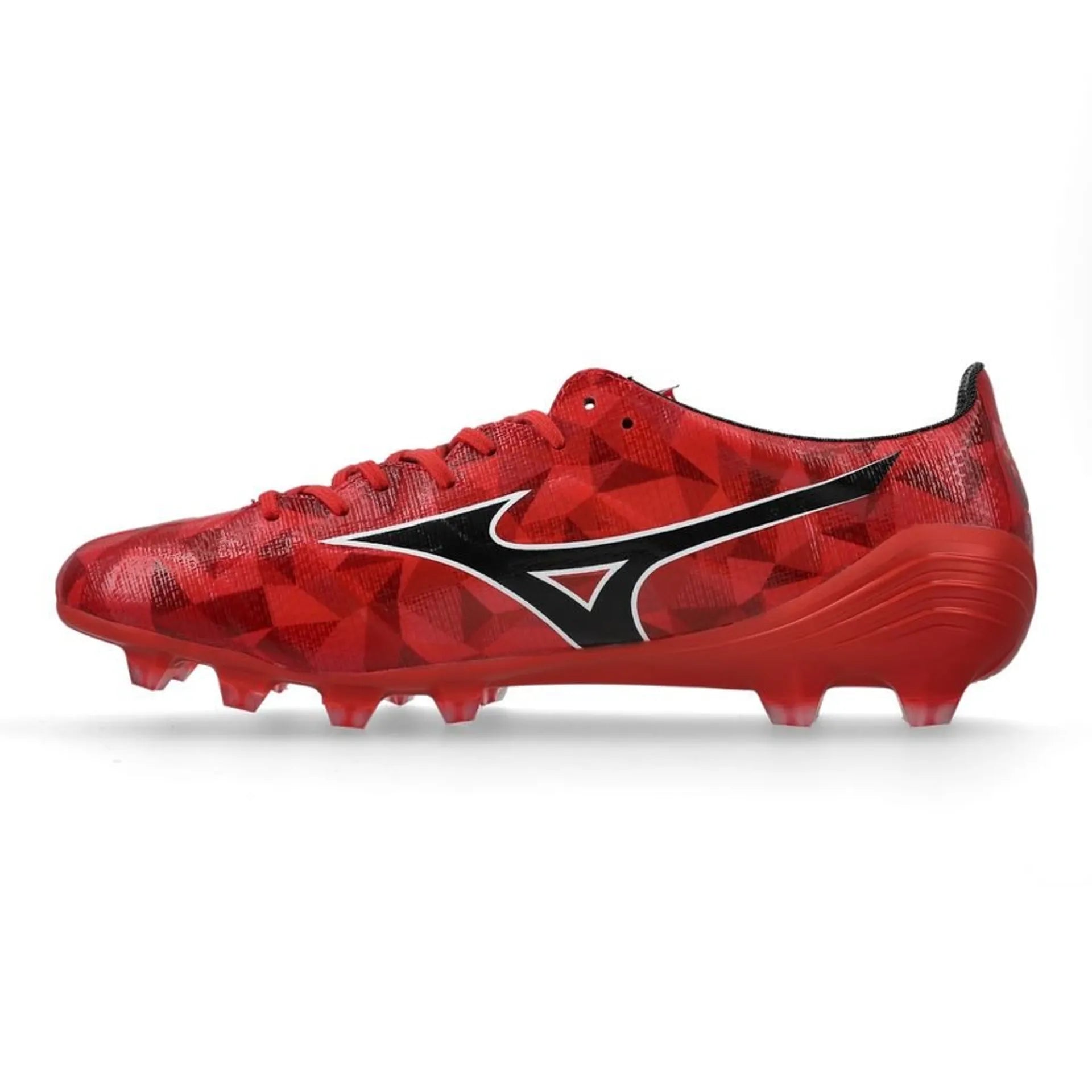 Mizuno Alpha II Made in Japan FG Ruby Red - MORELIA 40th Red/Noir/Doré