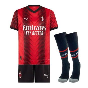 KITS ENFANT/JUNIOR AC MILAN DOMICILE 2023/2024