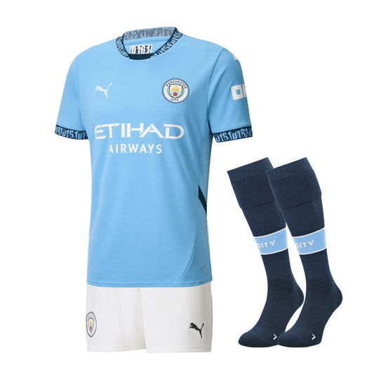 KITS ENFANT/ JUNIOR MANCHESTER CITY DOMICILE 2024-2025