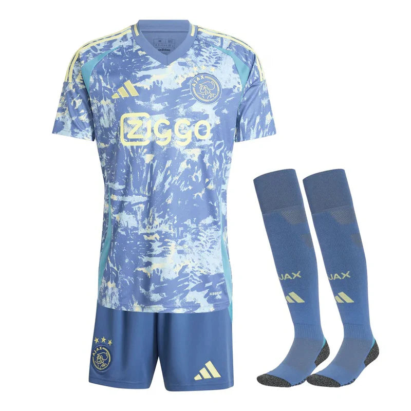 KITS ENFANT/ JUNIOR AJAX AMSTERDAM EXTÉRIEUR 2024/2025