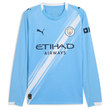 MAILLOT MANCHESTER CITY DOMICILE MANCHES LONGUES 2025/2026
