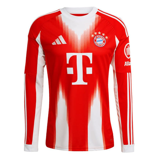 Maillot Bayern Munich Domicile Manches Longues Homme 2025 2026 Rouge