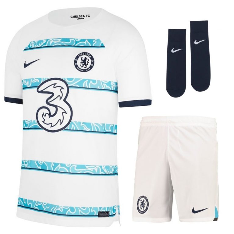 KITS ENFANT/JUNIOR CHELSEA EXTERIEUR 2022/2023
