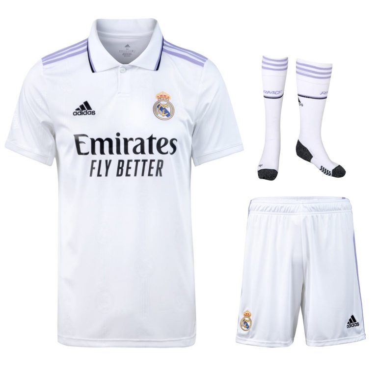 MAILLOT ENFANT/JUNIOR REAL MADRID DOMICILE 2022/2023