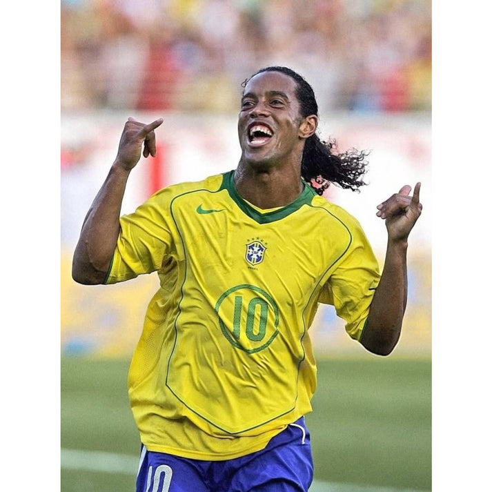 MAILLOT BRÉSIL 2004 RESTOCK RONALDINHO