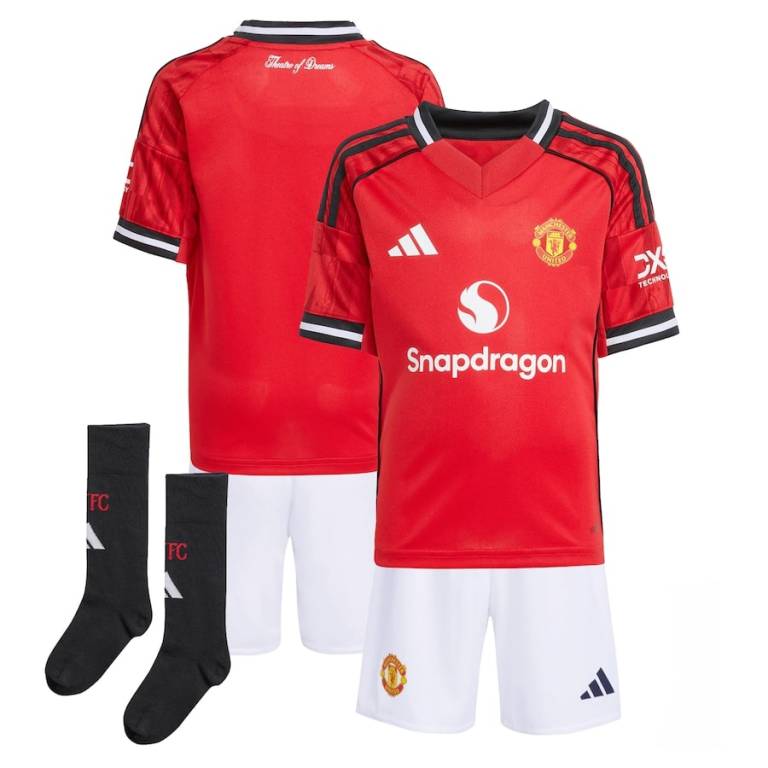 Kit Enfant Manchester United Domicile 2025 2026