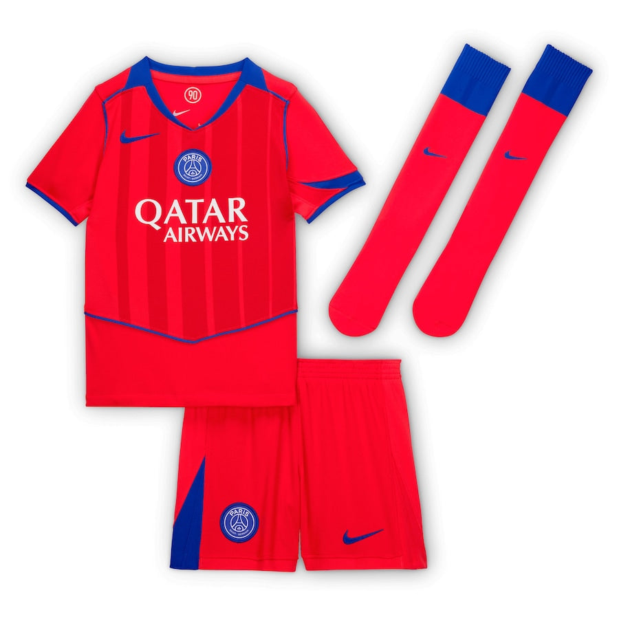 Kit Enfant PSG Rouge Third 2025 2026