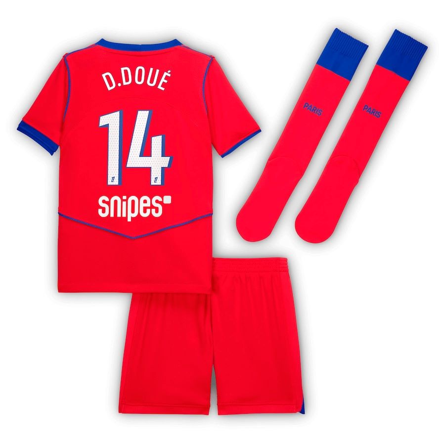 Kit Enfant PSG Rouge Third 2025 2026