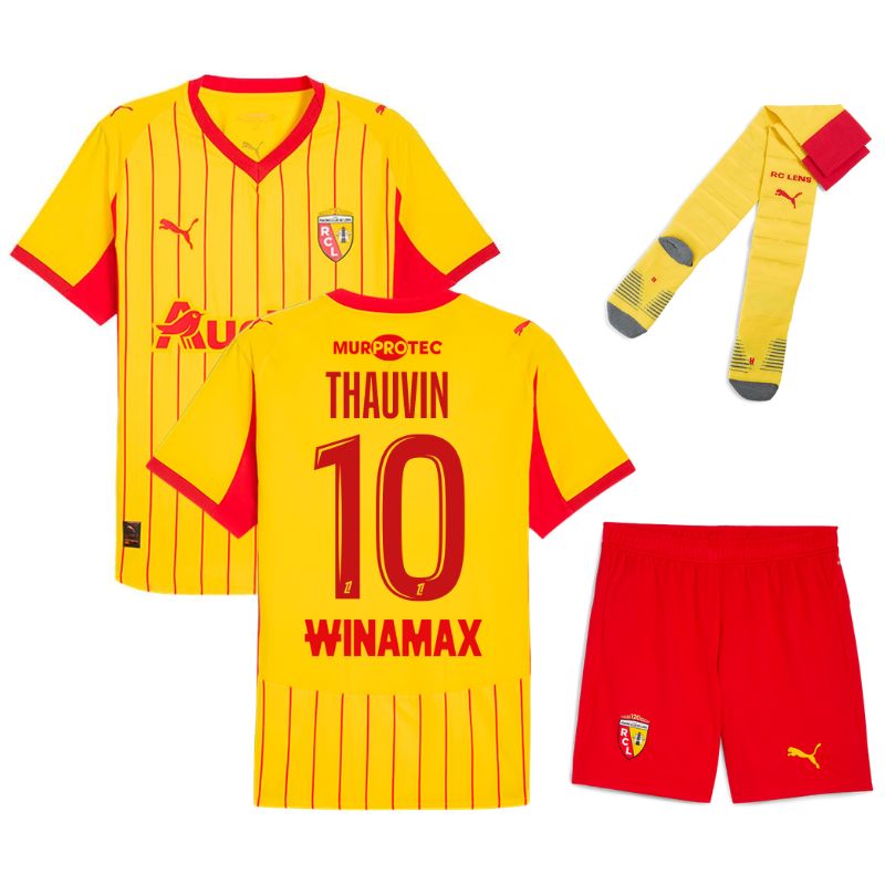 Maillot Kit Enfant RC Lens Domicile 2025 2026