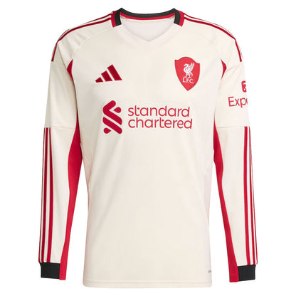 Maillot Liverpool Manches Longues Homme Exterieur 2025 2026