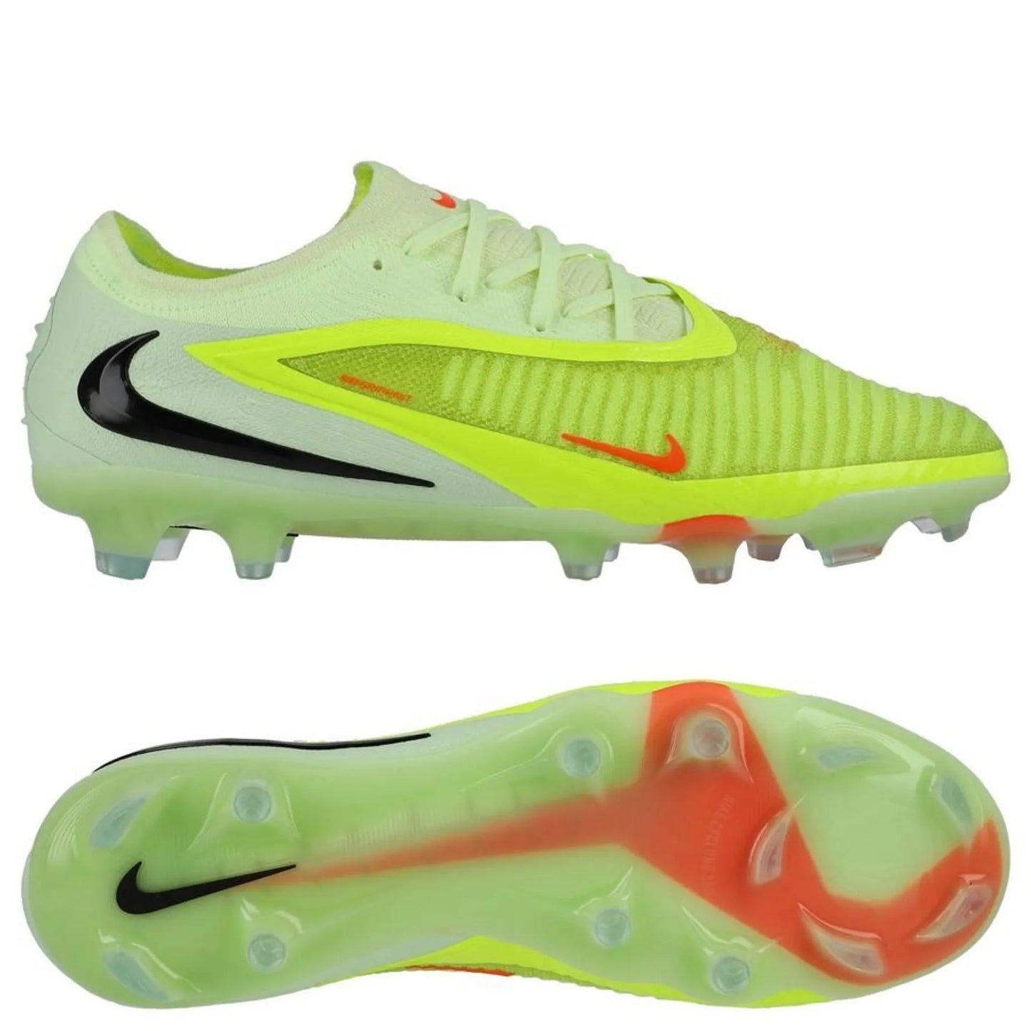 Nike Phantom 6 Elite Low Cut FG Max Voltage - Vert/Noir/Orange