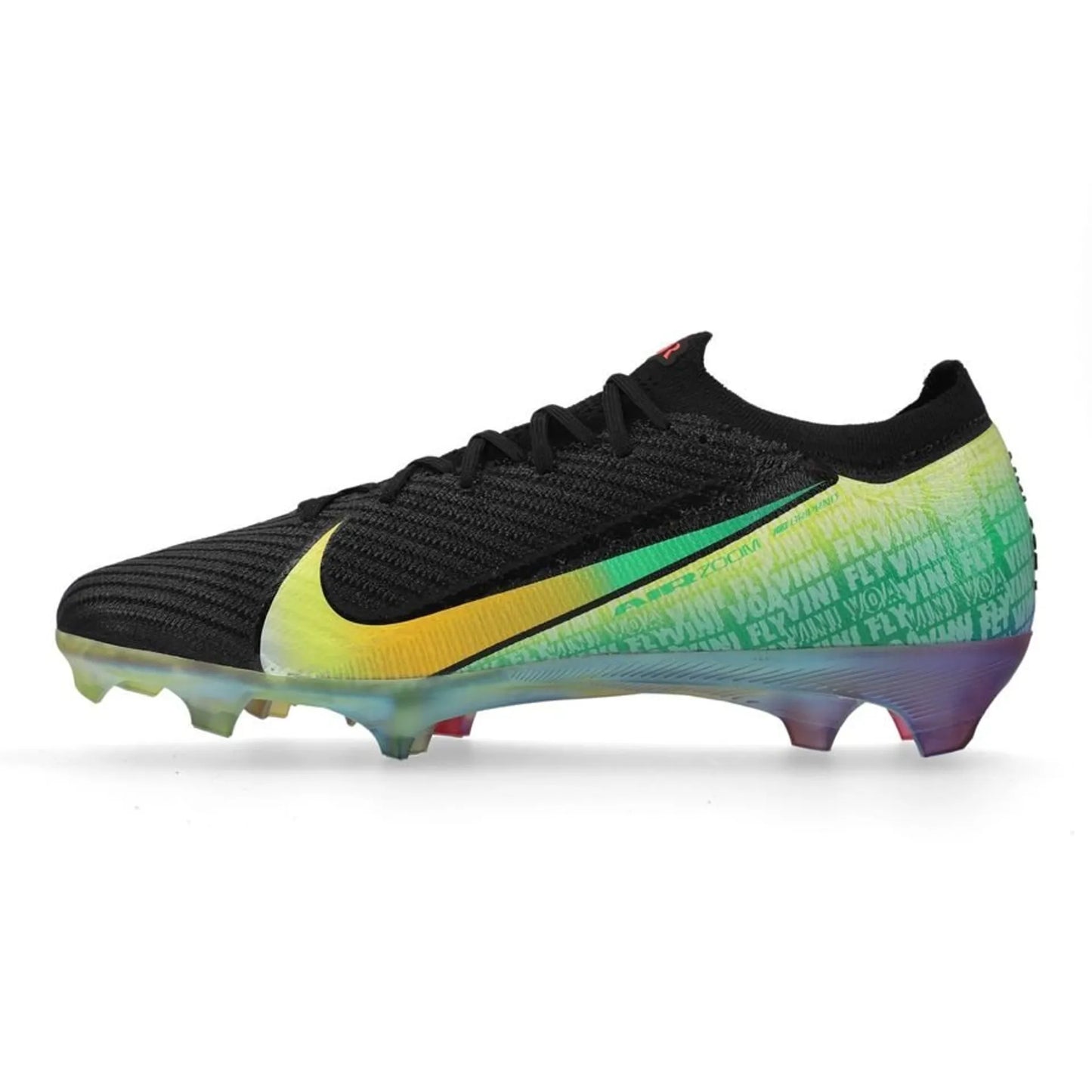 Nike Air Zoom Mercurial Vapor 16 Elite FG Vini Jr. Personal Edition - Noir/Jaune/Vert/Soar