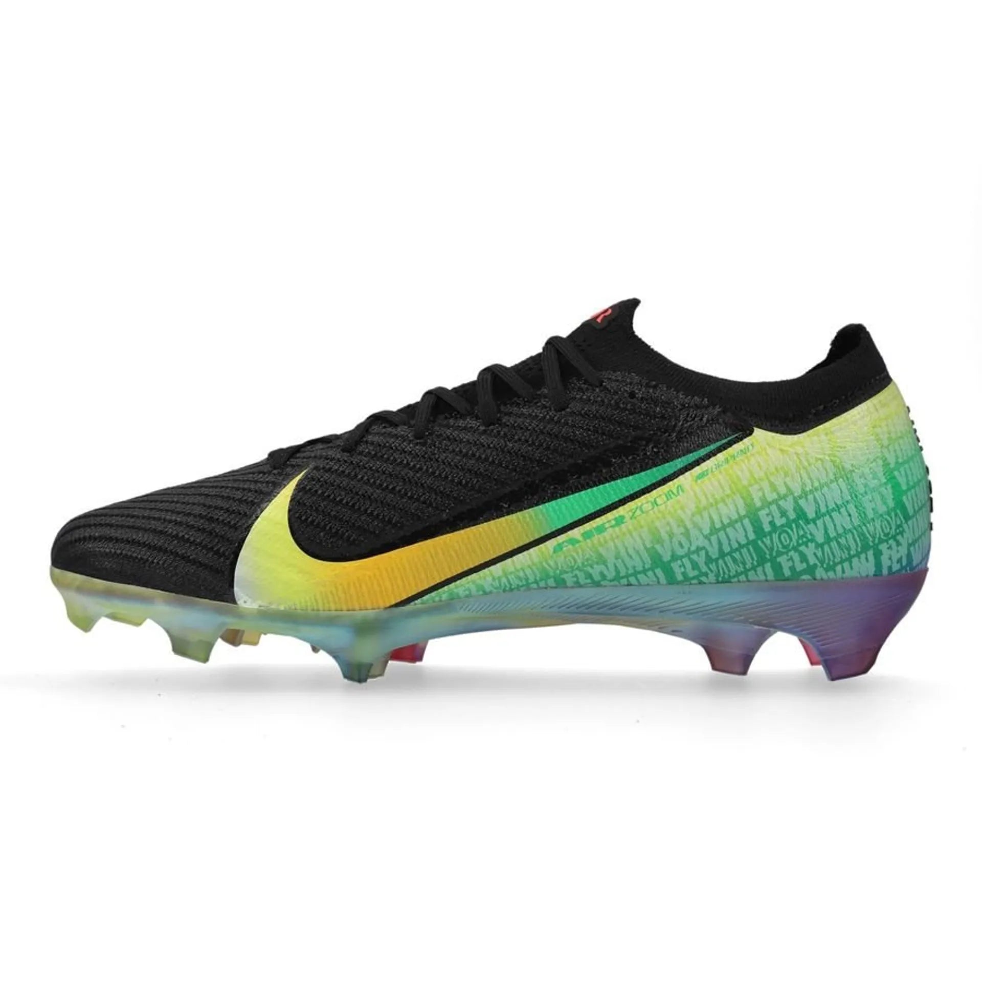 Nike Air Zoom Mercurial Vapor 16 Elite FG Vini Jr. Personal Edition - Noir/Jaune/Vert/Soar