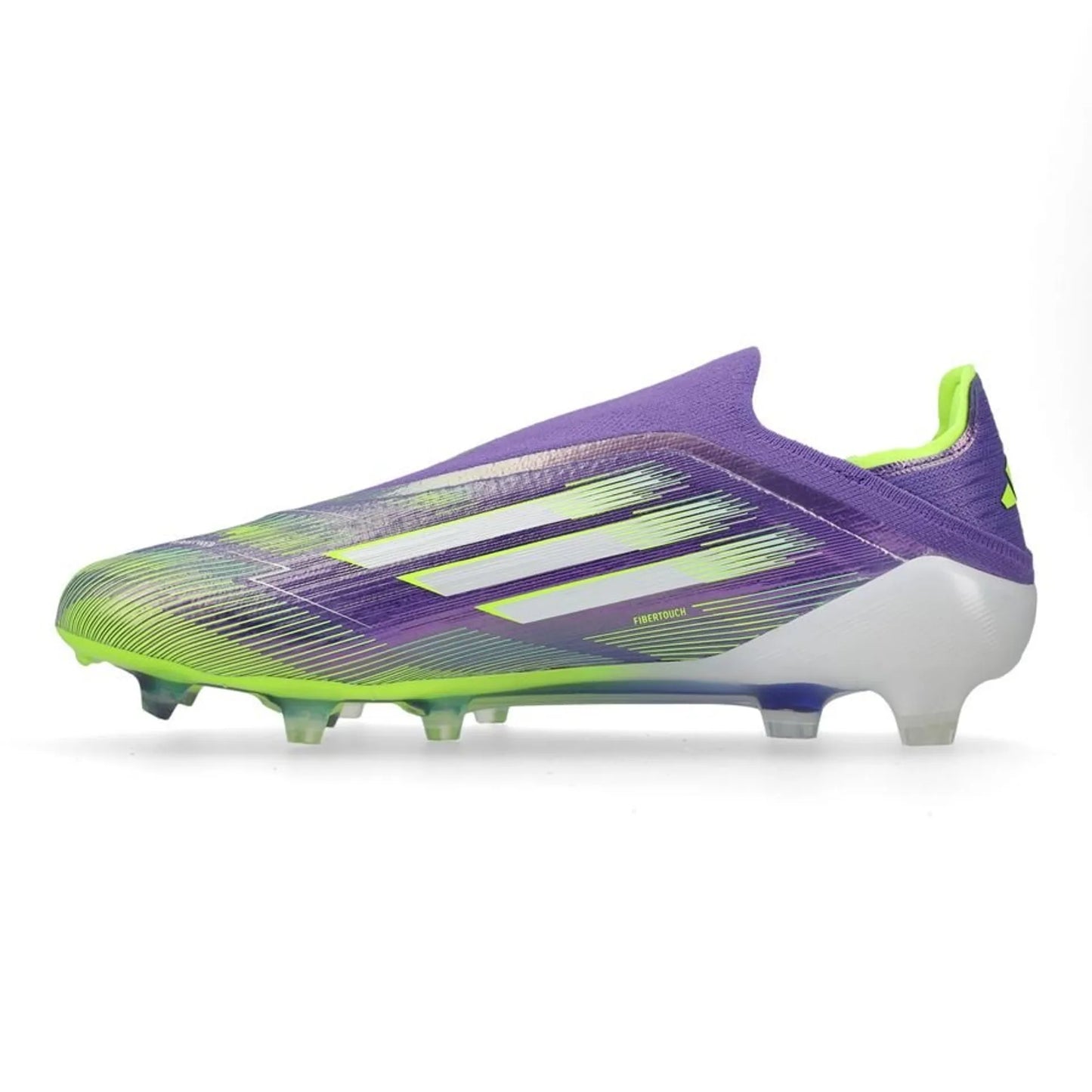 adidas F50 Elite Laceless FG Radiant Blaze - Violet/Blanc/Vert