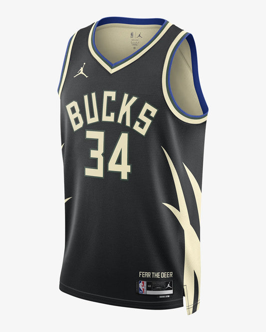 Maillot Milwaukee Bucks - Statement Edition 2023/2024 - Personnalisable