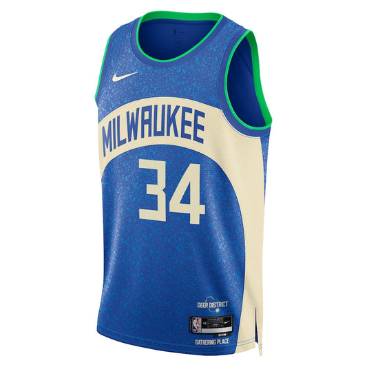 Maillot Milwaukee Bucks - City Edition 2023/2024 - Personnalisable